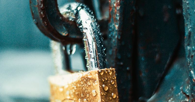 Lock Issues - Close-Up Photography of Wet Padlock