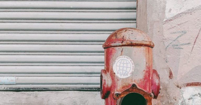 Safe Maintenance - Old fire hydrant on street