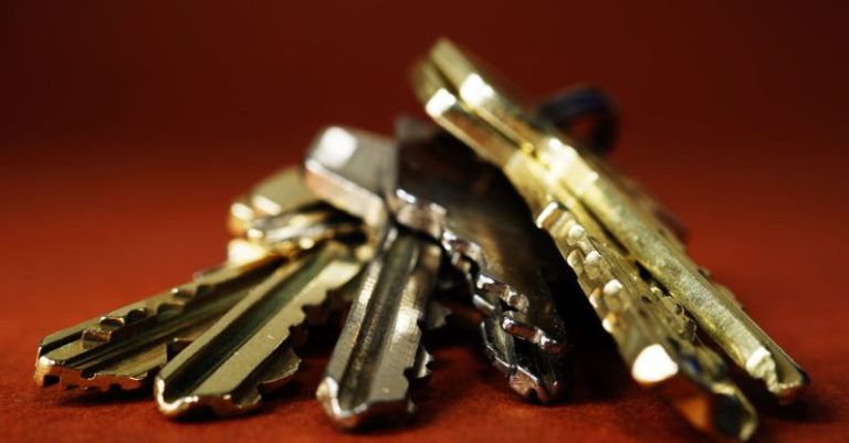 High-Security Keys - Brass-colored Keys