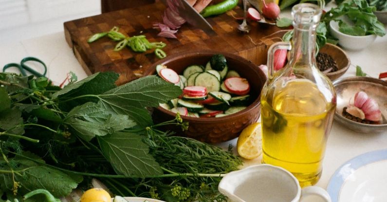 Key Cutting - Person Slicing Vegetables on Chopping Board