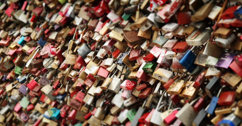 Locks - Red Brown Wishing Locks during Daytime