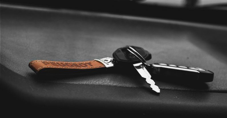 Car Keys - Car Keys on Black Surface